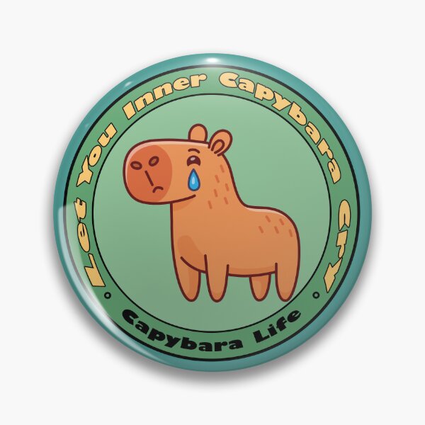 Item preview, Release Your Emotions With The Capybaras designed and sold by inkStyleMDQ.