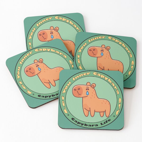 Item preview, Release Your Emotions With The Capybaras designed and sold by inkStyleMDQ.