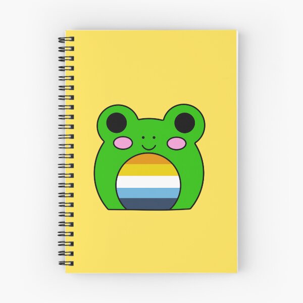 Item preview, Aroace flag frog designed and sold by bookwoof.