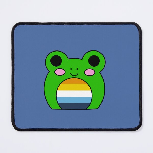 Item preview, Aroace flag frog designed and sold by bookwoof.