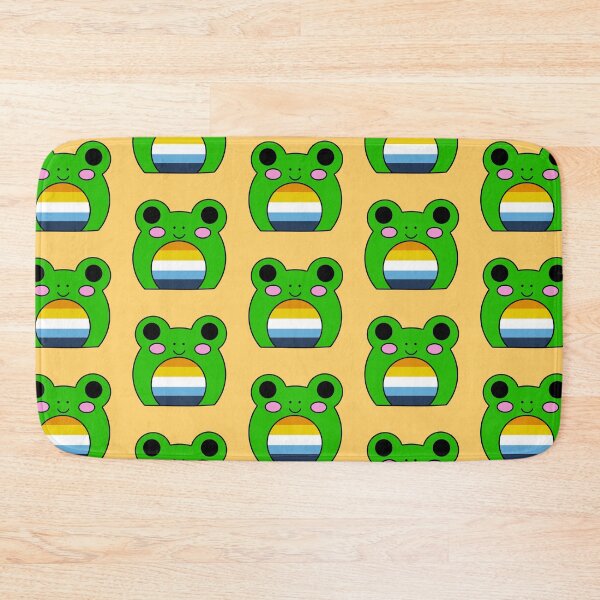 Item preview, Aroace flag frog designed and sold by bookwoof.