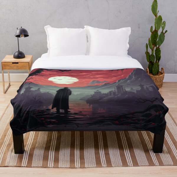Item preview, The majesty of the surreal Transylvania landscape with the imposing Castle of Count Dracula on the horizon designed and sold by RetroRevivals.