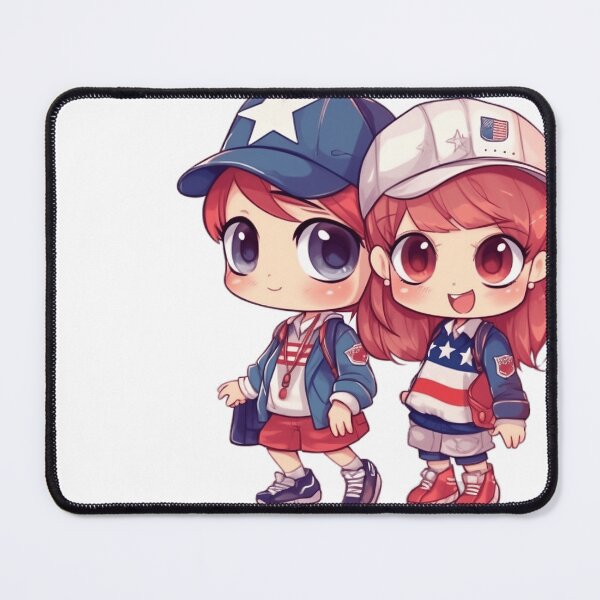 Item preview, INDEPENDENCE DAY USA (CHIBI) designed and sold by Chatna-Chibi.