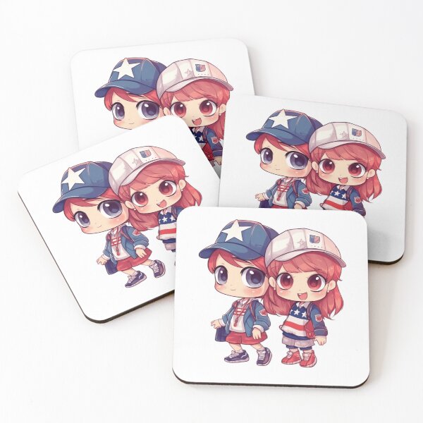 Item preview, INDEPENDENCE DAY USA (CHIBI) designed and sold by Chatna-Chibi.
