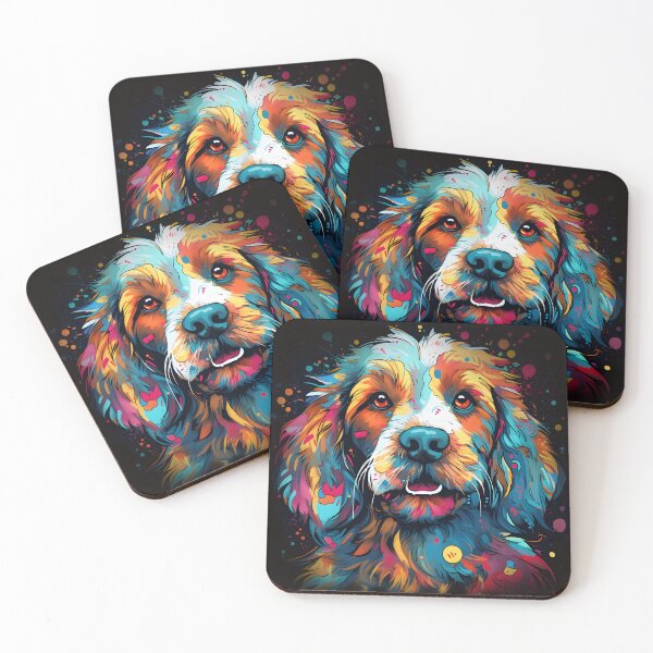 Item preview,  Coloured Coly Doodle Dog designed and sold by Obsidian Ink by Wilshire.