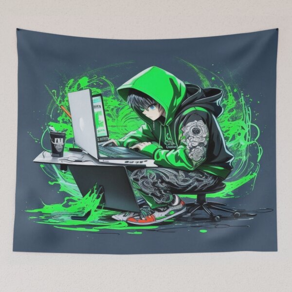 Item preview, Hacker Boi designed and sold by SparkedVisions.