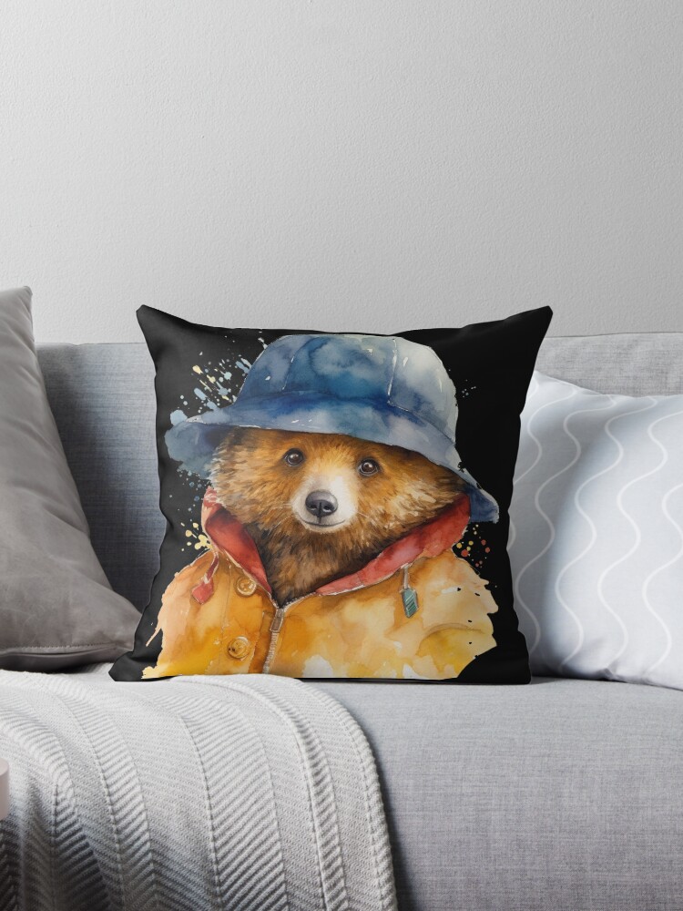 Insanely Beautiful Paddington Bear Throw Pillow for Sale by