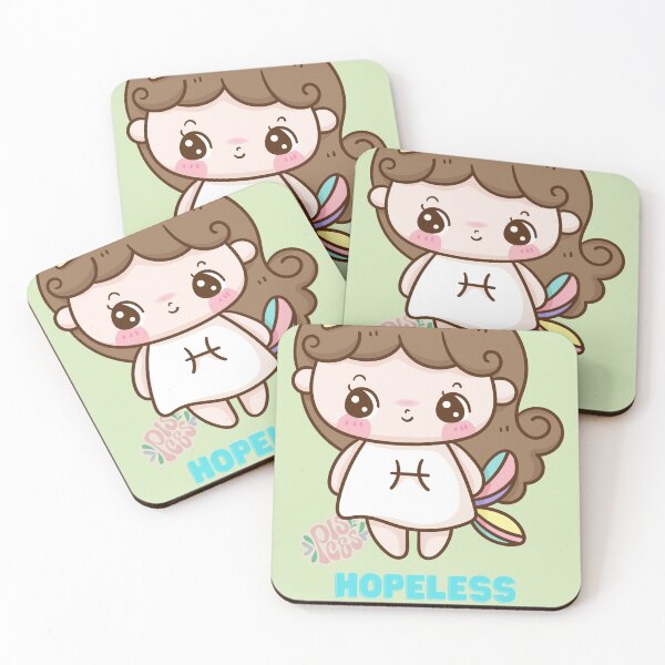 Item preview, Hopeless Romantic - Cute Pisces girl design designed and sold by amitranvan.