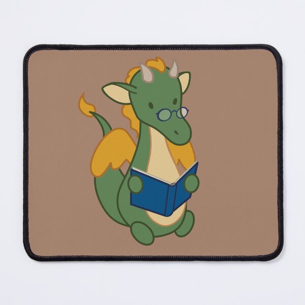 Item preview, Green reading dragon designed and sold by SoapSuds7.