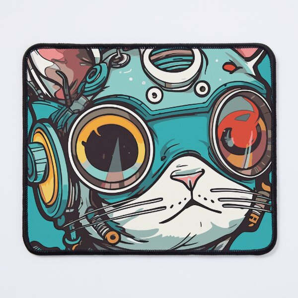 Item preview, Futuristic Multicolor Cats #13 pilot designed and sold by SOVISART.