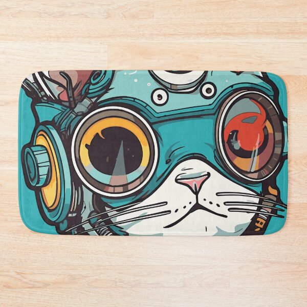 Item preview, Futuristic Multicolor Cats #13 pilot designed and sold by SOVISART.