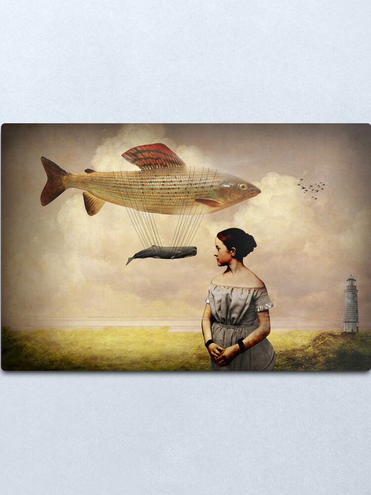 Alternate view of Whale watching Metal Print