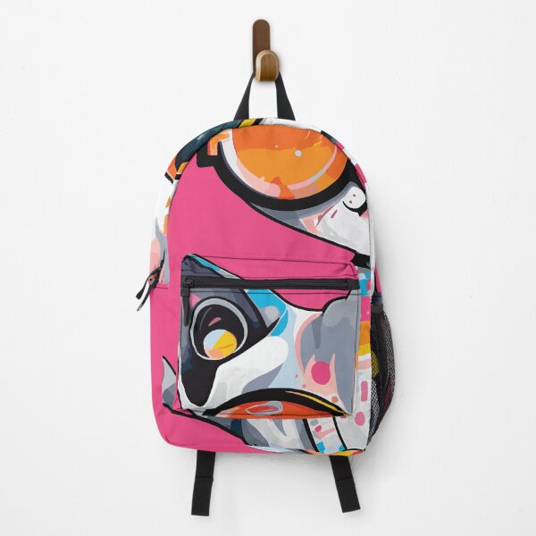 Item preview, Futuristic multicolor cats #14 orange eye designed and sold by SOVISART.