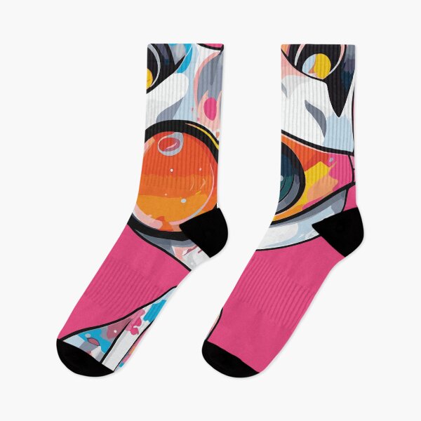 Item preview, Futuristic multicolor cats #14 orange eye designed and sold by SOVISART.