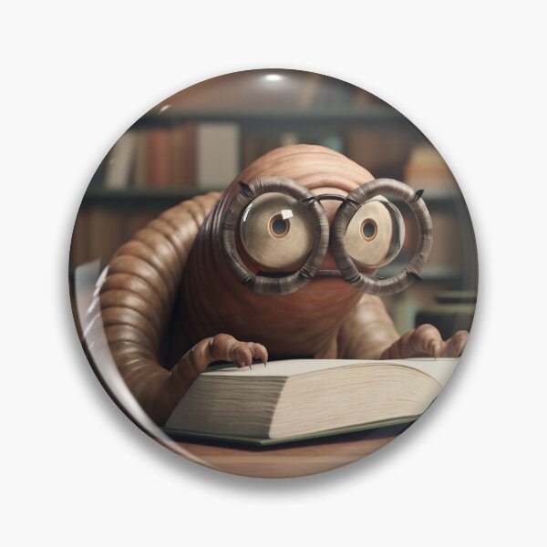 Item preview, Book Worm - Hook designed and sold by visualidioms.
