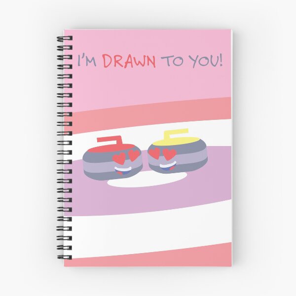 Item preview, Drawn to You Curling Valentine designed and sold by elbeesea.