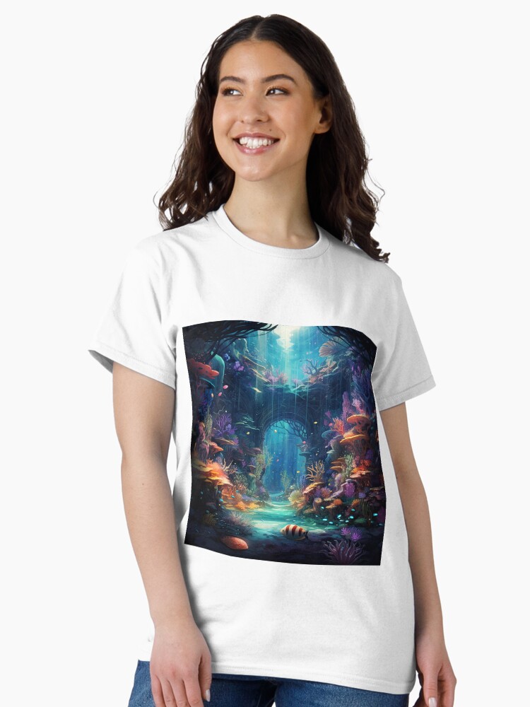Thumbnail 2 of 7, Classic T-Shirt, Under the Sea designed and sold by garretbohl.