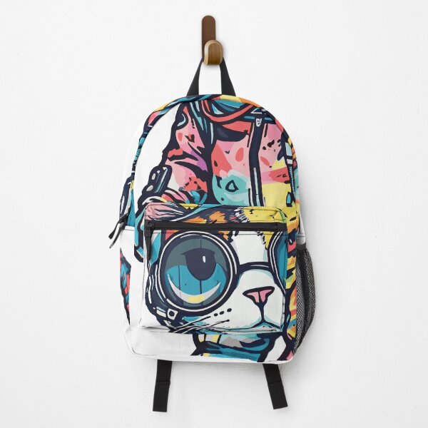 Item preview, Futuristic Multicolor Cats #15 cat astronaut designed and sold by SOVISART.