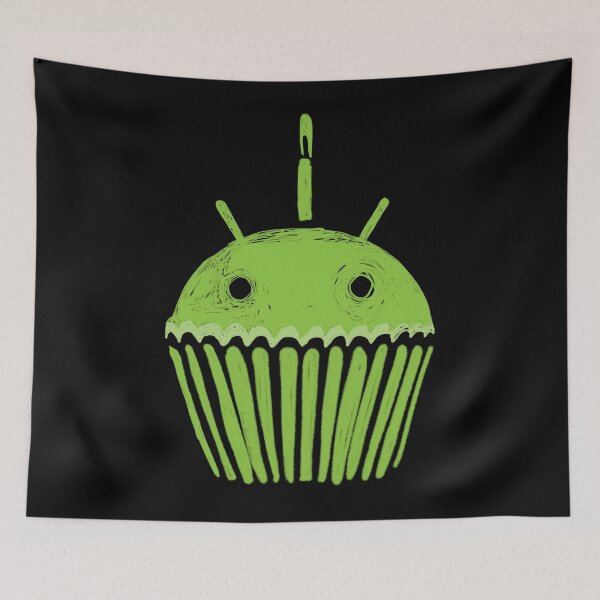 Item preview, Icon pencil drawing Android Cupcake logo OS Google sticker pack designed and sold by KennyLucky.