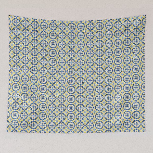 Item preview, Portuguese Tiles (Blue & Yellow Azulejos) #3 designed and sold by BrushstrokesA.