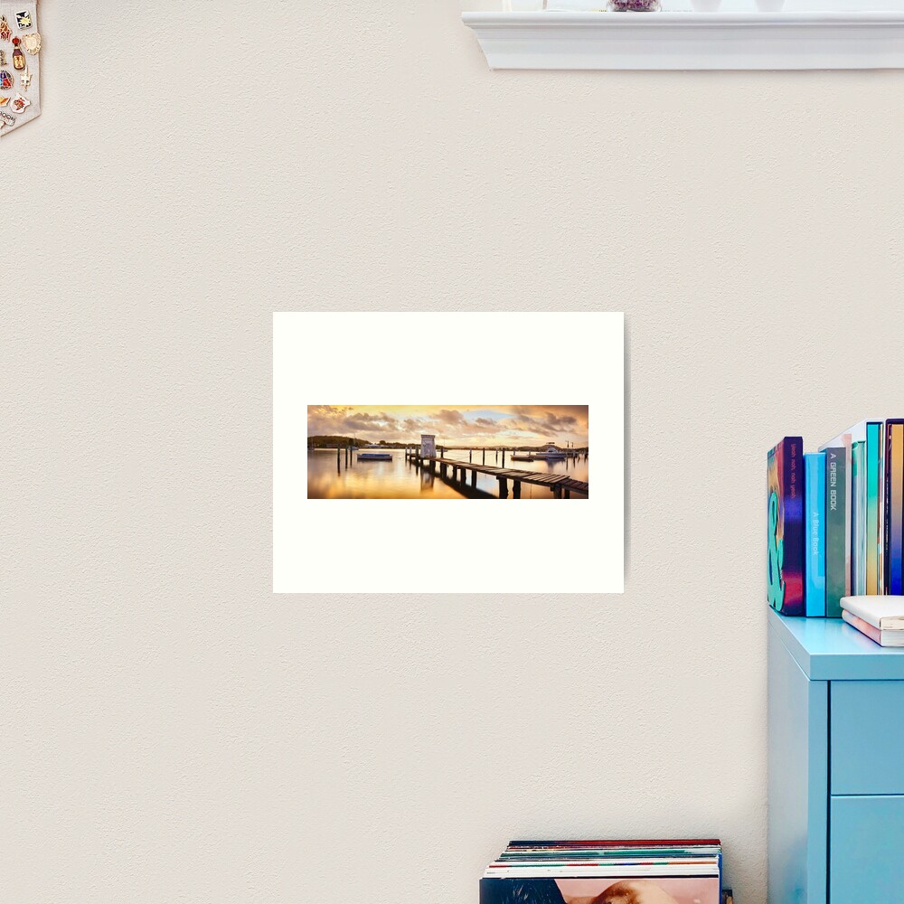 Davistown Jetty, New South Wales, Australia Art Print