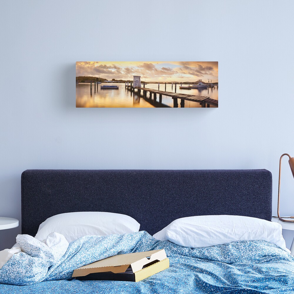 Davistown Jetty, New South Wales, Australia Canvas Print