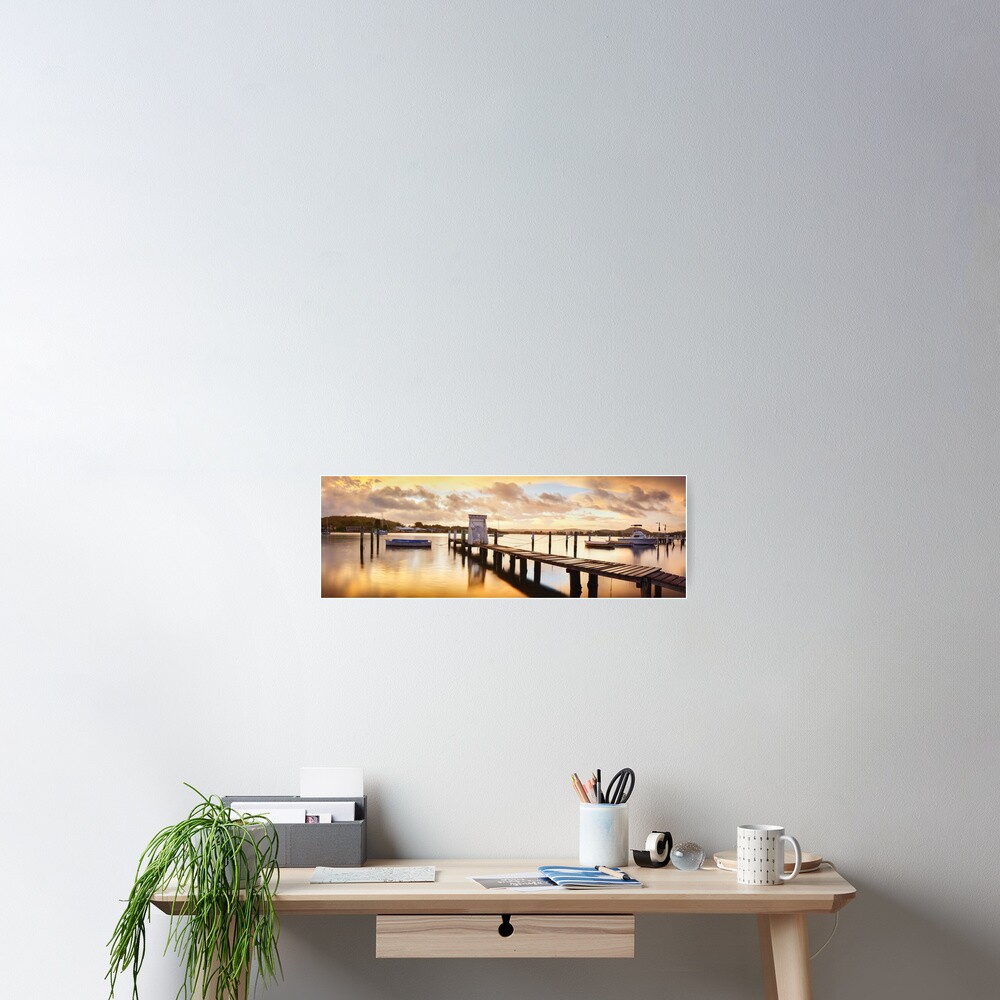 Davistown Jetty, New South Wales, Australia Poster