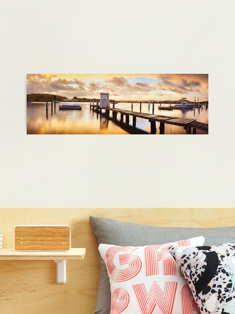 Thumbnail 2 of 3, Photographic Print, Davistown Jetty, New South Wales, Australia designed and sold by Chockstone.