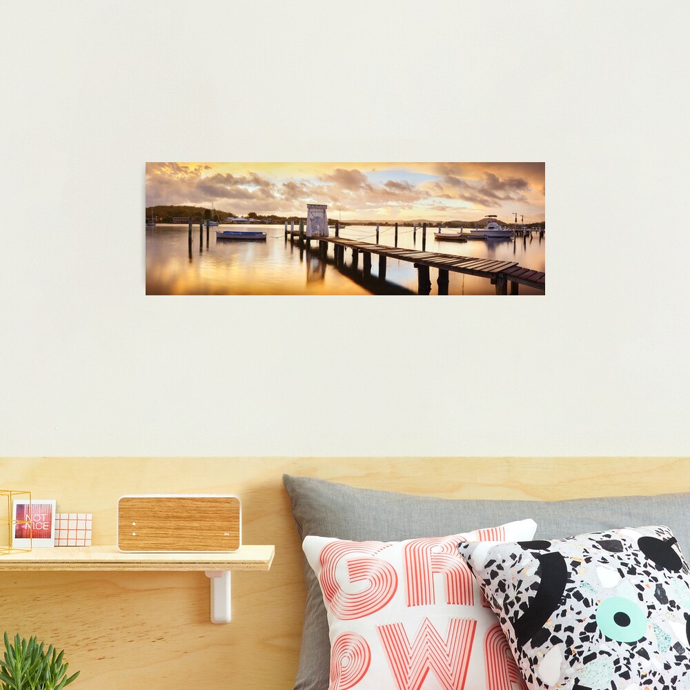 Davistown Jetty, New South Wales, Australia Photographic Print