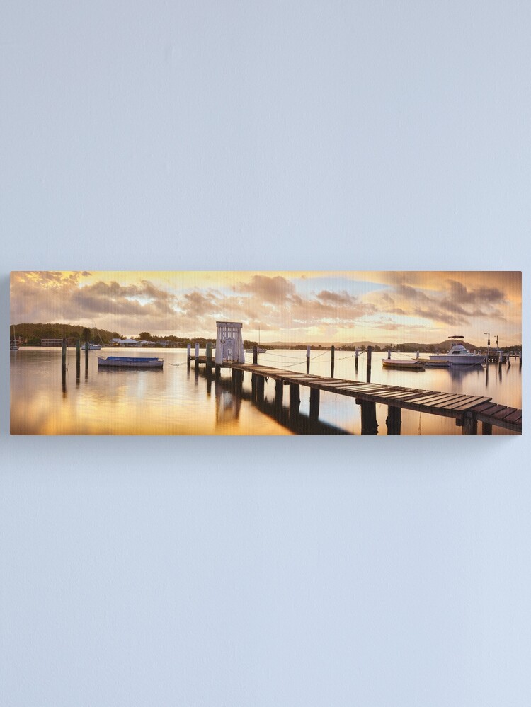 Alternate view of Davistown Jetty, New South Wales, Australia Canvas Print