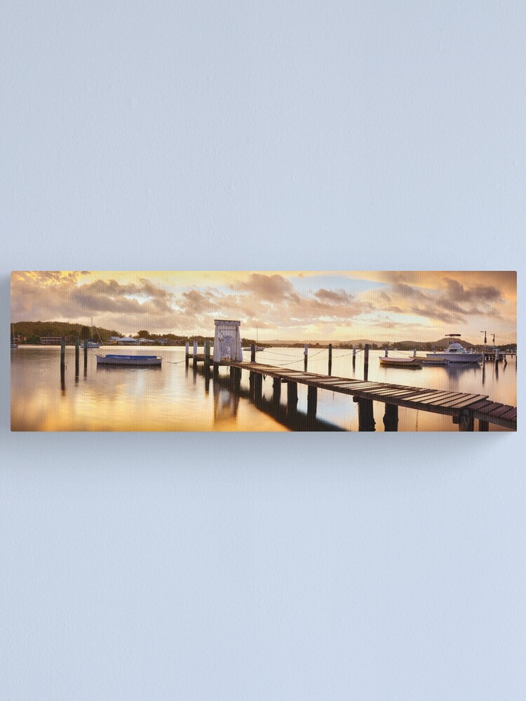 Alternate view of Davistown Jetty, New South Wales, Australia Canvas Print