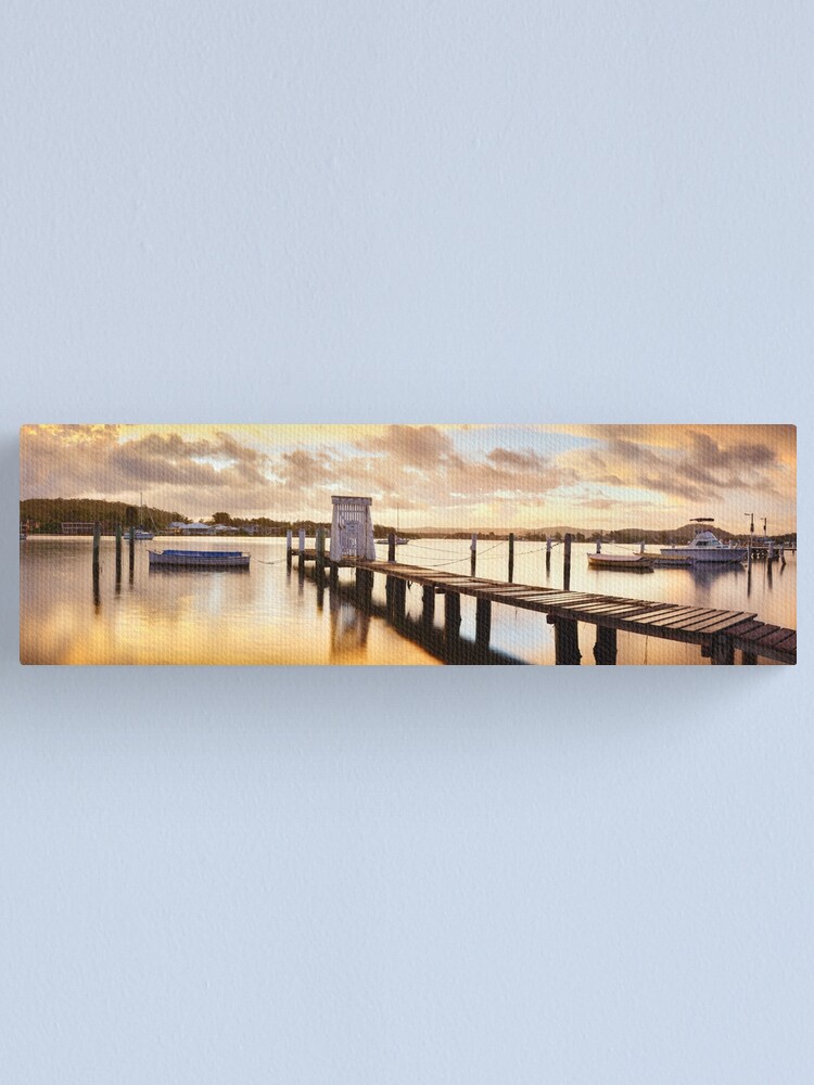 Alternate view of Davistown Jetty, New South Wales, Australia Canvas Print
