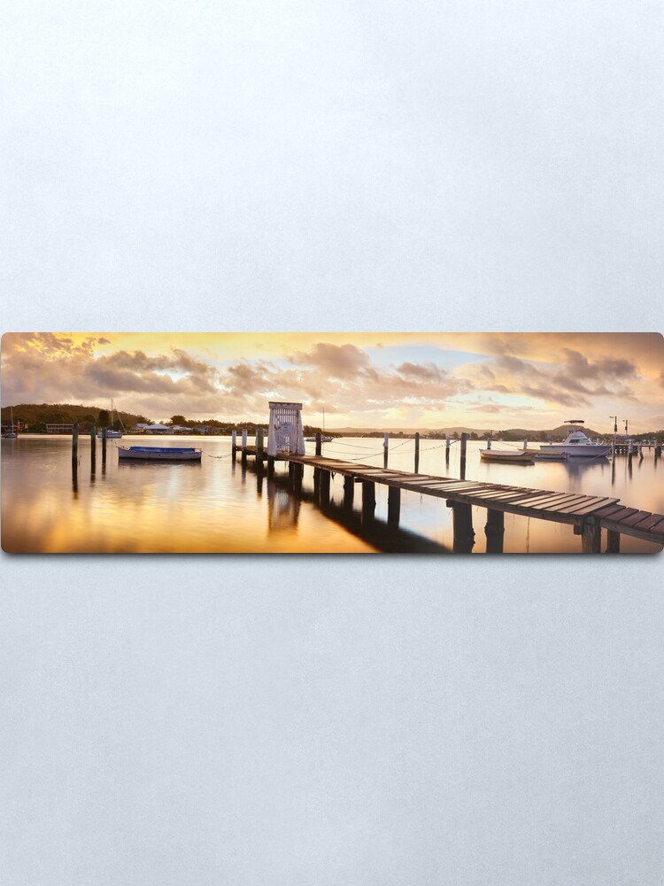 Alternate view of Davistown Jetty, New South Wales, Australia Metal Print