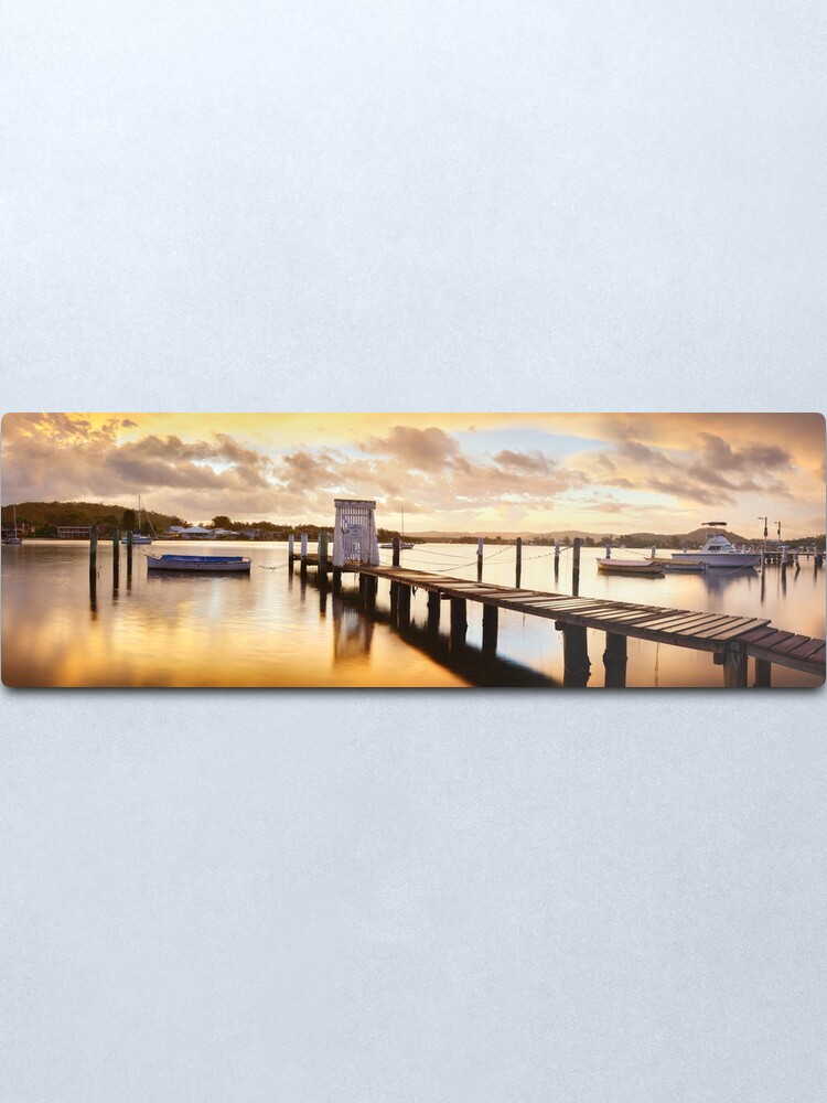Alternate view of Davistown Jetty, New South Wales, Australia Metal Print