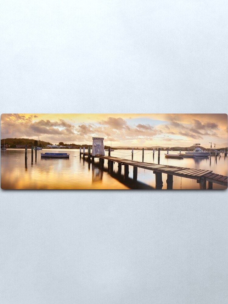 Alternate view of Davistown Jetty, New South Wales, Australia Metal Print