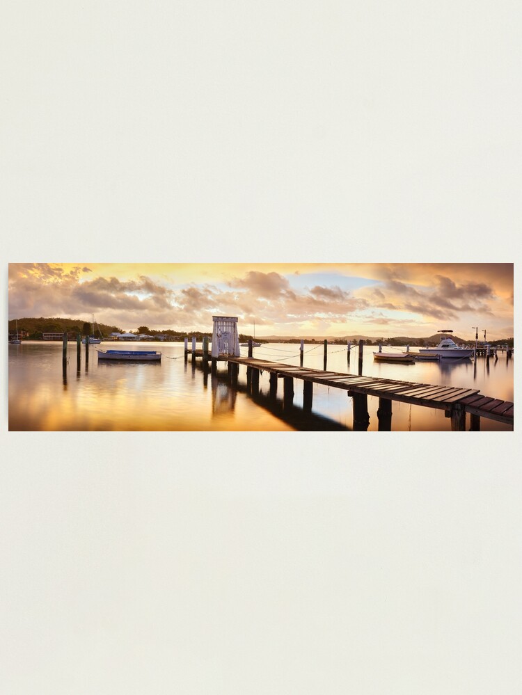 Alternate view of Davistown Jetty, New South Wales, Australia Photographic Print