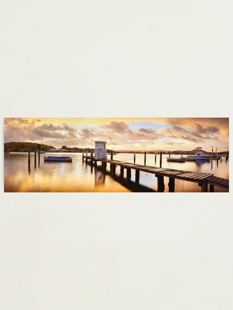 Alternate view of Davistown Jetty, New South Wales, Australia Photographic Print