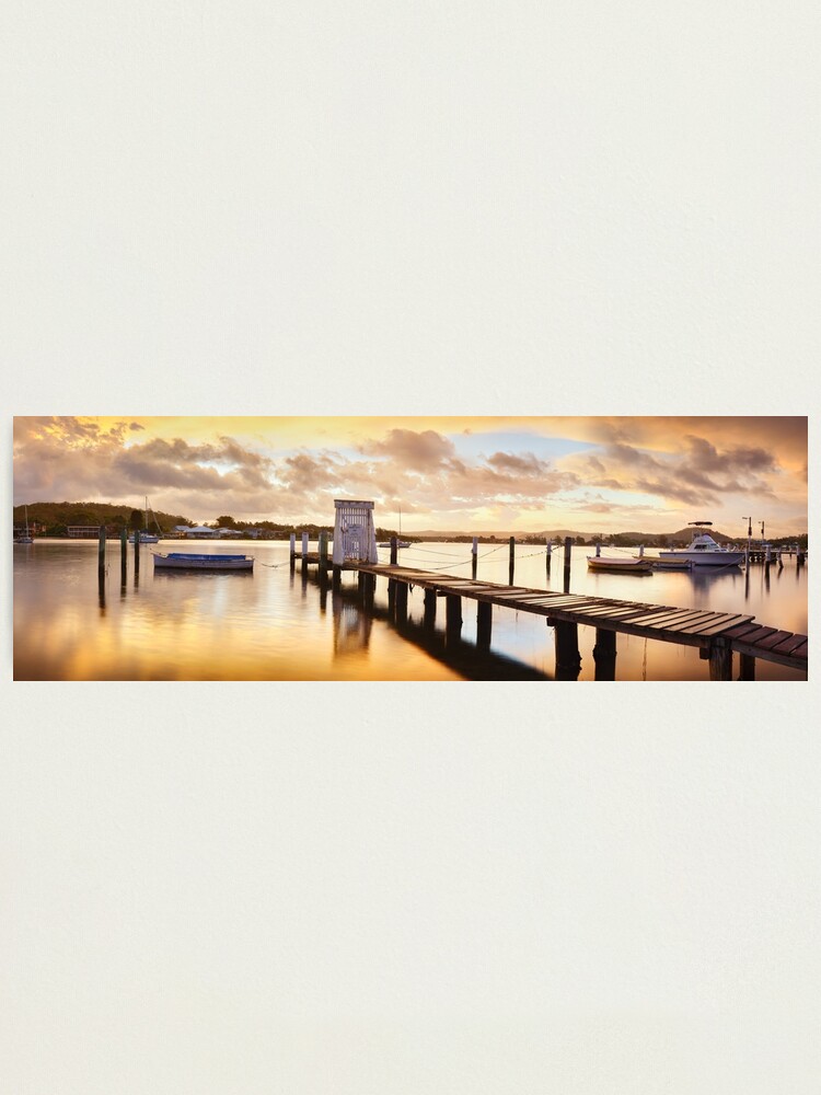 Alternate view of Davistown Jetty, New South Wales, Australia Photographic Print