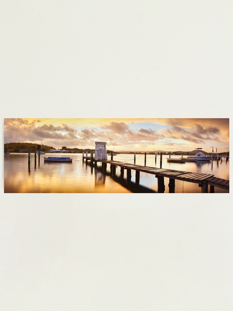 Alternate view of Davistown Jetty, New South Wales, Australia Photographic Print