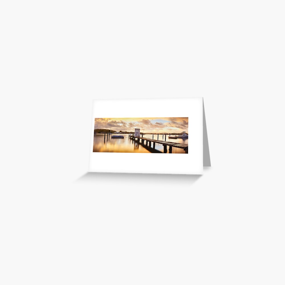 Davistown Jetty, New South Wales, Australia Greeting Card