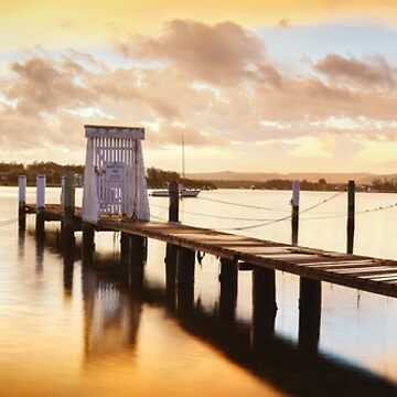 Artwork thumbnail, Davistown Jetty, New South Wales, Australia by Michael Boniwell