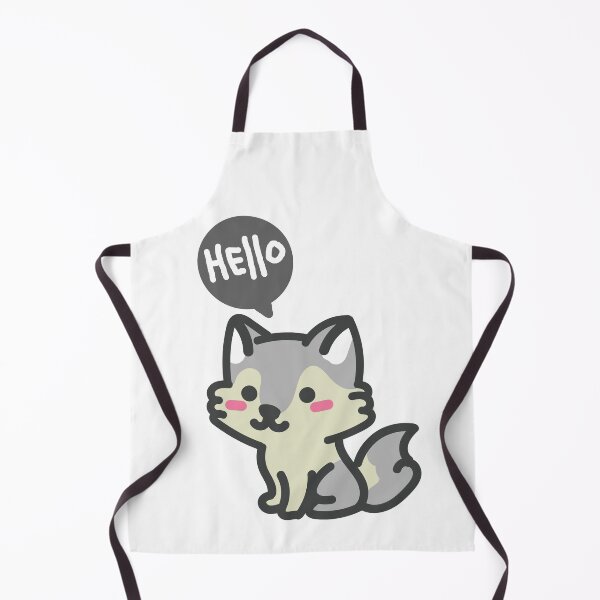 Item preview, Cute Wolf 11 Hello designed and sold by HarshBrown.