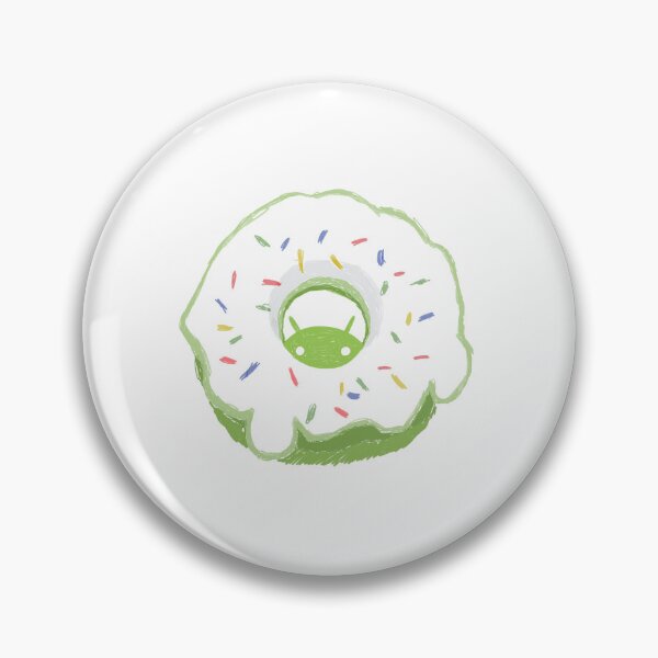 Item preview, Icon pencil drawing Android Donut logo OS Google sticker pack designed and sold by KennyLucky.