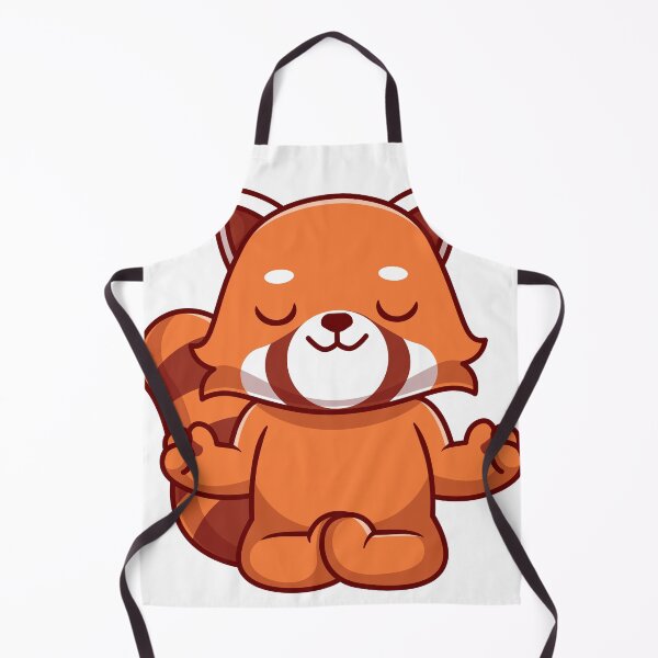 Item preview, Cute Red Panda is doing yoga designed and sold by SceneryStudio.