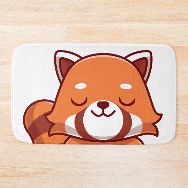 Item preview, Cute Red Panda is doing yoga designed and sold by SceneryStudio.