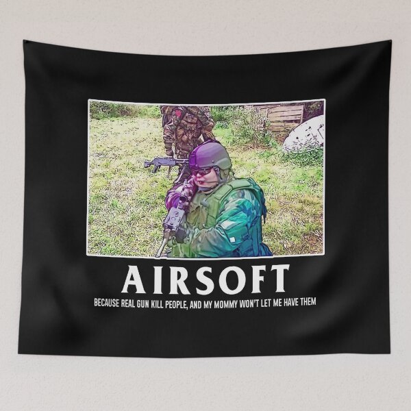 Item preview, AIRSOFT CAN'T KILL PEOPLE designed and sold by Shisho6428.