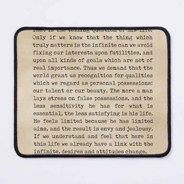 Item preview, Man's relation to the infinite - Carl Gustav Jung Quote - Literature - Typewriter Print - Vintage designed and sold by Studio Grafiikka.