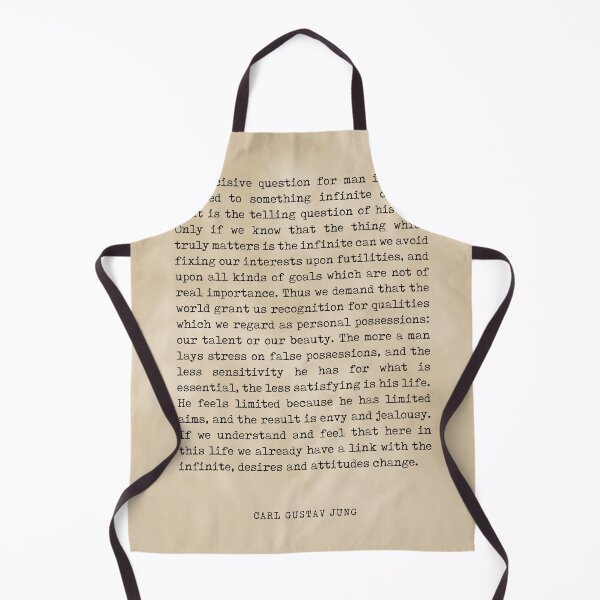 Item preview, Man's relation to the infinite - Carl Gustav Jung Quote - Literature - Typewriter Print - Vintage designed and sold by Studio Grafiikka.
