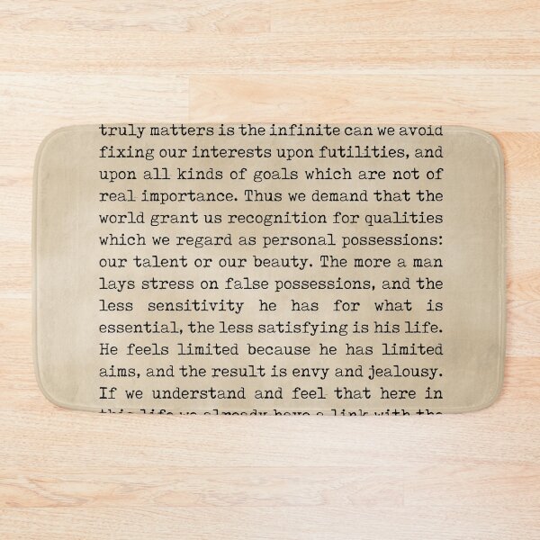 Item preview, Man's relation to the infinite - Carl Gustav Jung Quote - Literature - Typewriter Print - Vintage designed and sold by Studio Grafiikka.