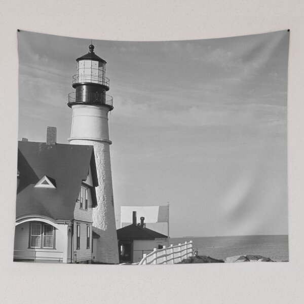 Item preview, Lighthouse Along the Ocean designed and sold by Claireandrewss.